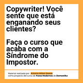 Meu projeto do curso: Copywriting para copywriters. Un proyecto de Publicidad, Cop, writing, Stor, telling y Comunicación de Antonio Soares - 03.04.2024