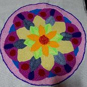 Mi proyecto del curso: Bordado XL con aguja mágica. Embroider, Decoration, Punch Needle, and Textile Design project by Monica Leiva Marambio - 04.04.2024