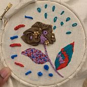 My project for course: Creative Embroidery: The Stitch Revolution. Criatividade, Bordado, e Design têxtil projeto de Tainara Waite - 04.04.2024
