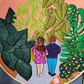 Mi proyecto del curso: Introducción al bordado botánico Ein Projekt aus dem Bereich Stickerei und Textildesign von Nicole Vargas - 25.03.2023