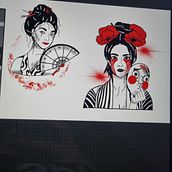 My project for course: Custom Tattoo Design with Procreate. Un proyecto de Ilustración tradicional, Diseño gráfico, Dibujo, Ilustración digital, Diseño de tatuajes y Dibujo digital de roksiaa9756 - 04.04.2024