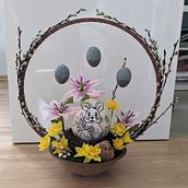 Mein Abschlussprojekt für den Kurs: Realistisches Papierblumendesign . Projekt z dziedziny Papercraft,  Dekoracja wnętrz i DIY użytkownika Christin Weißbach - 04.04.2024