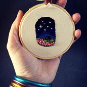 Broderie miniature . Embroider project by Laëtitia Peyre - 04.05.2024