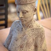 My project for course: Introduction to Clay Figurative Sculpture. Un projet de Beaux Arts , et Sculpture de terrielee - 04.04.2024