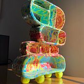 Altar de las memorias de 1996. Sculpture project by Montserrat De Aguilera - 10.30.2023