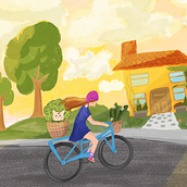 Mi proyecto del curso: Ilustración infantil con Procreate: crea escenas mágicas. Digital Illustration, Children's Illustration, Digital Painting, and Picturebook project by Fernanda Chevez - 04.05.2024