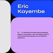Mon projet du cours : HTLM, CSS et JavaScript pour débutants. Programming, Web Design, Web Development, CSS, HTML, and JavaScript project by Eric Kayembe - 04.06.2024
