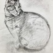 My project for course: Expressive Drawing with Charcoal Ein Projekt aus dem Bereich Bildende Künste, Zeichnung, Porträtzeichnung und Naturalistische Illustration von jaelledark - 07.04.2024