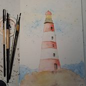 Mi proyecto del curso: Técnicas modernas de acuarela. Traditional illustration, Fine Arts, Painting, and Watercolor Painting project by Carolina Recio - 04.07.2024