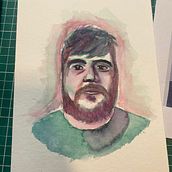 Studies on Grisalle Technique. Un projet de Beaux Arts, Peinture, Aquarelle , et Dessin de portrait de Ana Grecco - 07.04.2024