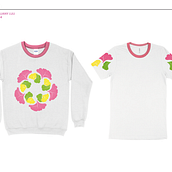 Projeto do Curso de Design de Estampa. Design, and Costume Design project by Cauany Luli - 04.07.2024