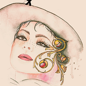 Mi proyecto del curso: Retrato ilustrado en acuarela. Watercolor Painting, Portrait Drawing, and Artistic Drawing project by Alejandra Cartelle - 04.05.2024