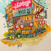 Dibujo urbano . Un projet de Dessin de José Antonio - 08.04.2024