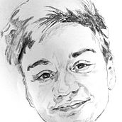 Faces. Projekt z dziedziny  R i sunek użytkownika Almuth Jung - 09.04.2024