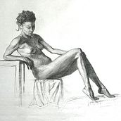 My project for course: Fundamentals of Figure Drawing with Charcoal. Un progetto di Belle arti, Disegno, Disegno realistico e Disegno anatomico di Kevin Pawlowski - 09.04.2024