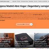Cerrajeros Madrid. Design, Desenvolvimento Web, Web Design, e Design de logotipo projeto de Ignacio Cruz - 02.03.2024