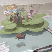Meu projeto do curso: Livros pop-up infantis: do conceito à criação. Arts, Crafts, Editorial Design, Paper Craft, Bookbinding, Creating with Kids, and Children's Literature project by Cindy Guedes Reis - 04.09.2024
