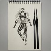 Mi proyecto del curso: Diseño de personajes femeninos para cómics. Character Design, Comic, and Drawing project by martindriedger - 04.09.2024