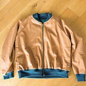 My project for course: Make and Customize Your First Bomber Jacket. Projekt z dziedziny Projektowanie mod,  Sz, cie, Wzornictwo i krawiectwo użytkownika Patrícia Ihnatová - 10.04.2024