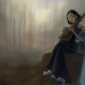 Final Project for my character; Zen Musician. Un progetto di Design, Disegno digitale, Pittura digitale e Character design di chanwingtin - 10.04.2024