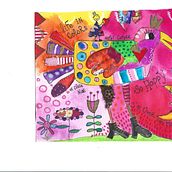 Mon projet du cours : Techniques d’illustration pour débloquer votre créativité. Design, Traditional illustration, Fine Arts, Painting, Creativit, Creating with Kids, and Sketchbook project by daudet_sophie - 04.10.2024