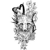 Ilustraciones para tatuaje. Un proyecto de Ilustración digital de Catalina Bastías - 10.04.2024