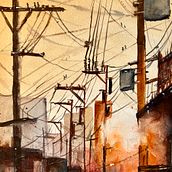 Mijn project van de cursus: Expressieve aquarel: maak overtuigende illustraties. Un progetto di Belle arti, Pittura e Pittura ad acquerello di Willy van Dregt - 10.04.2024