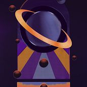 Meu projeto do curso: Ilustração retrofuturista com Procreate. Un proyecto de Ilustración digital y Dibujo digital de Esley Chaves - 10.04.2024