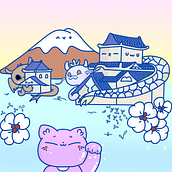 Mundo Kawaii 2. Traditional illustration, Character Design, Creativit, Pencil Drawing, Sketching, Drawing, and Children's Illustration project by Alicia Ferreyra - 04.10.2024