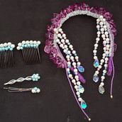 Meu projeto do curso: Design de acessórios para o cabelo Sereia Sia. Un proyecto de Diseño de complementos, Artesanía, Diseño de jo y as de carolinesuzuki - 10.04.2024