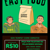 Meu projeto do curso: Copywriting para redes sociais - Easy Food. Un progetto di Scrittura, Cop, writing, Social media e Comunicazione di José Carvalho - 08.04.2024