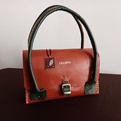Mi proyecto del curso: Creación de bolsos de cuero artesanales para principiantes. Design, Accessor, Design, Arts, Crafts, and Sewing project by JULIO RINCON - 04.12.2024