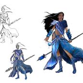 My project for course: Concept Art: Character Design & Worldbuilding Ein Projekt aus dem Bereich Traditionelle Illustration, Design von Figuren, Digitale Illustration, Concept Art, Digitale Zeichnung und Digitale Malerei von devrimklh - 13.04.2024