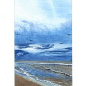 The Surf. Een project van Aquarelschilderen, L, scaping,  Tekening y  Schetsen van Philip Vandenbussche - 13.04.2024