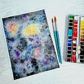 Meu projeto do curso: Técnicas modernas de aquarela. Traditional illustration, Fine Arts, Painting, and Watercolor Painting project by Tiffany Gouvêa - 04.14.2024