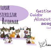 Contenido en redes para Asociación protectora . Ilustrație tradițională de begonafernandez - 04.14.2024