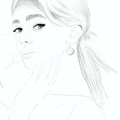 Mijn project van de cursus: Geïllustreerd portretteren met Procreate. Traditional illustration, Vector Illustration, Digital Illustration, and Portrait Drawing project by elly.robbertsen - 04.14.2024