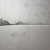 Meu projeto do curso: Caderno de retratos: explore o rosto humano. Un proyecto de Bocetado, Dibujo, Dibujo de Retrato, Dibujo artístico y Sketchbook de Ana Lucia Kroeff Vieira - 15.04.2024