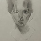 Meu projeto do curso: Retratos realistas a lápis: luz, sombra e proporção. Projekt z dziedziny Trad, c, jna ilustracja,  Sztuki piękne, Sketching, R, sunek ołówkiem,  R, sunek, Portret, R, sunek realist, czn,  R, sunek art, st, czn, R i sunek anatomiczn użytkownika Clara Machado - 07.04.2024