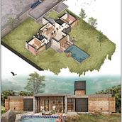 My project for course: Digital Illustration of Architectural Projects. Un proyecto de Arquitectura, Paisajismo, Ilustración digital, Arquitectura digital e Ilustración arquitectónica de Dilara Bahçalı - 15.04.2024