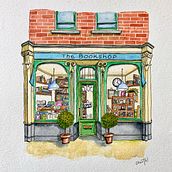 My project for course: Watercolor Urban Illustration: Portray your City. Un progetto di Pittura, Disegno, Pittura ad acquerello e Illustrazione architettonica di 1chateauchantal - 15.04.2024