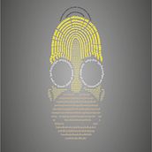 Homer Lettering. Design gráfico, e Lettering projeto de xabiercaspistegui - 15.04.2024