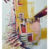 My project for course: Modern Urban Sketching Techniques with Mixed Media. Un progetto di Illustrazione tradizionale, Pittura, Illustrazione architettonica e Illustrazione con inchiostro di Andrew Maldonado - 15.04.2024