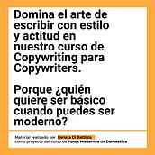 Mi proyecto del curso: Copywriting para copywriters. Advertising, Cop, writing, Stor, telling, and Communication project by Renata Di Battista - 04.16.2024