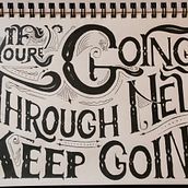 My project for course: Typography Sketchbook: Drawing Letters with Style. Lettering, Sketching, Creativit, Drawing, H, Lettering, and Sketchbook project by Robin Le Brasse - 04.16.2024