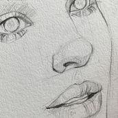 Mi proyecto del curso: Sketchbook de retrato: explora el rostro humano. Sketching, Drawing, Portrait Drawing, Artistic Drawing, and Sketchbook project by Tomás Caicedo Peláez - 04.16.2024
