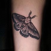 Mi proyecto del curso: ilustración polilla blackwork. Ilustração tradicional, Desenho, Ilustração digital, Desenho de tatuagens, e Desenho digital projeto de jorwis27 - 22.05.2024