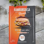 Cartel publicitario para negocio de Food Truck. Digital Illustration, Poster Design, and Graphic Design project by Andrea Vo - 09.25.2023