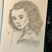 Mi proyecto del curso: Cuaderno de retratos a línea con grafito. Projekt z dziedziny  Sztuki piękne, Sketching,  R, sunek, Portret i Sketchbook użytkownika madrid7cinco - 17.04.2024