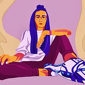 Mein Abschlussprojekt für den Kurs: Illustration mit Stil: Zeichne verschiedene Charaktere in Procreate. Character Design, Digital Illustration, Digital Painting, and Figure Drawing project by cathi_sosie - 04.17.2024